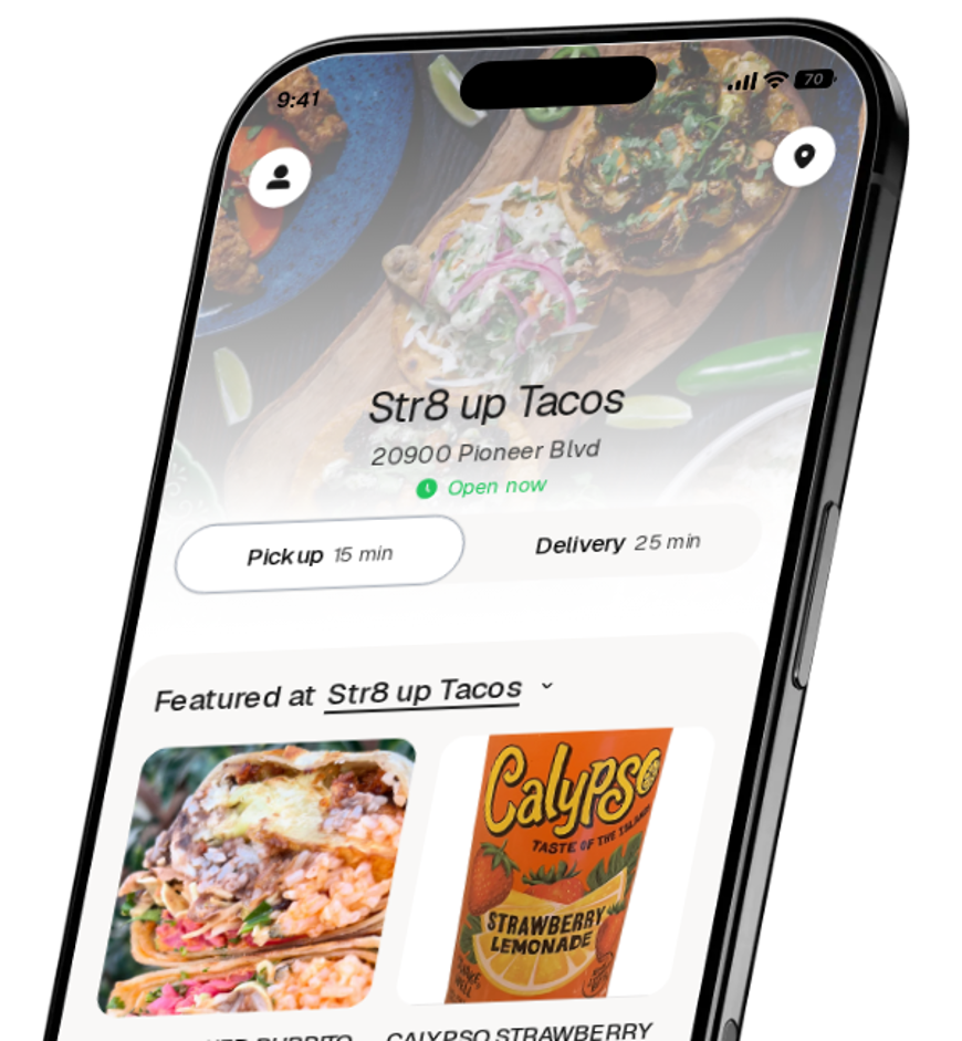 Str8 up Tacos app preview