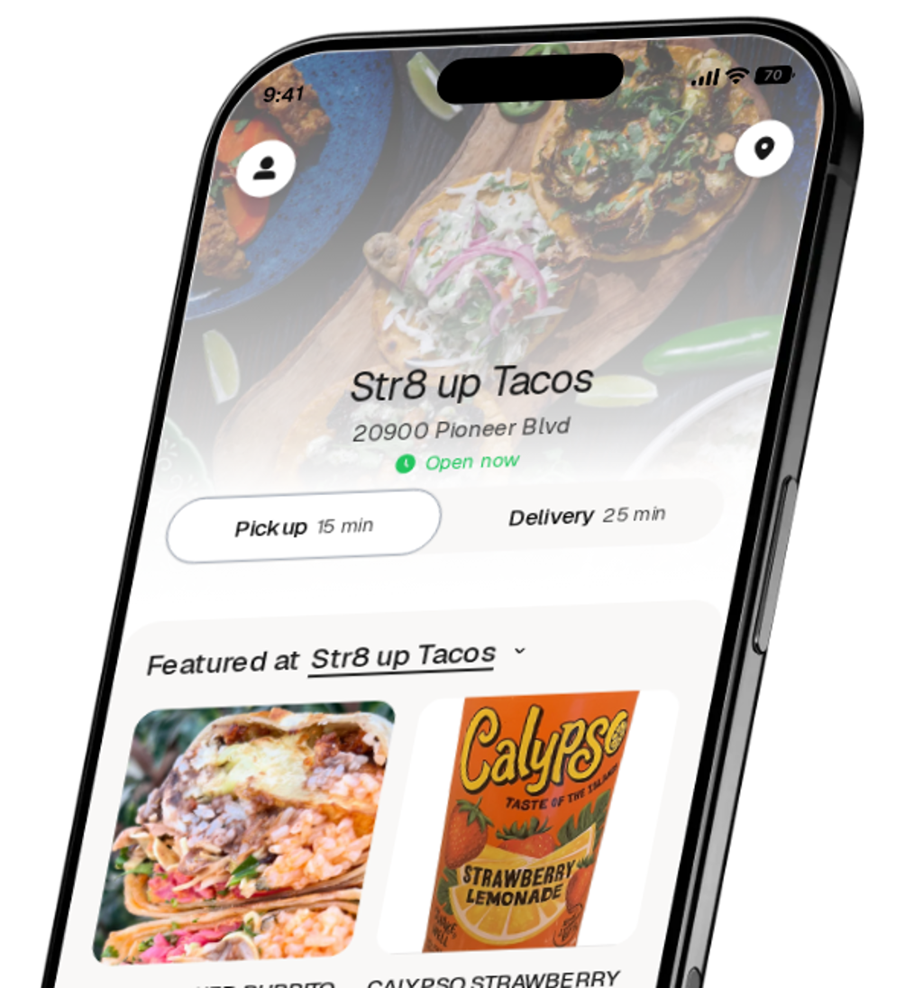 Str8 up Tacos app preview
